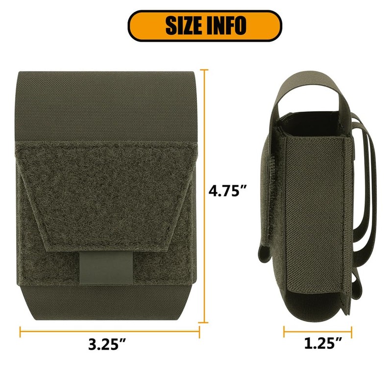 KRYDEX Handcuff Holder with MOLLE and Belt Loop Molle Handcuff
