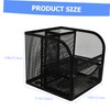Operitacx Mesh Pencil Holder with Drawer Multi Functional Desk Organizer