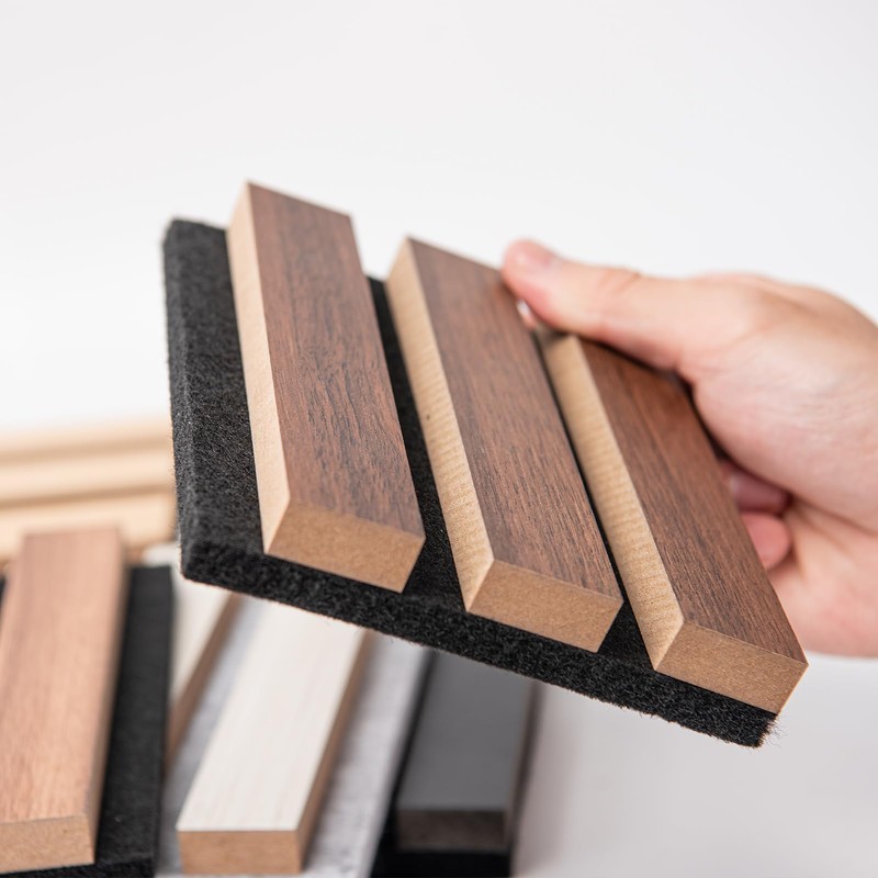 Art3d Wood Slat Acoustic Panels for Stylish Decor and Noise