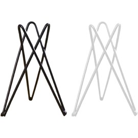 BWESOO White Air Plant Holder Metal Flower Stand Geometric Iron Tillandsia Holder Plant Stands Art Display Home Garden Ornaments Tillandsia Holder