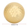 SALUTUYA 4 Piece Golden Golf Ball