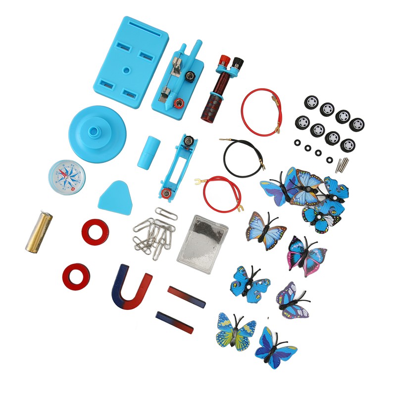 Science Magnet Set Physics Experiments Toys Kit Educational Interactive Electromagnet