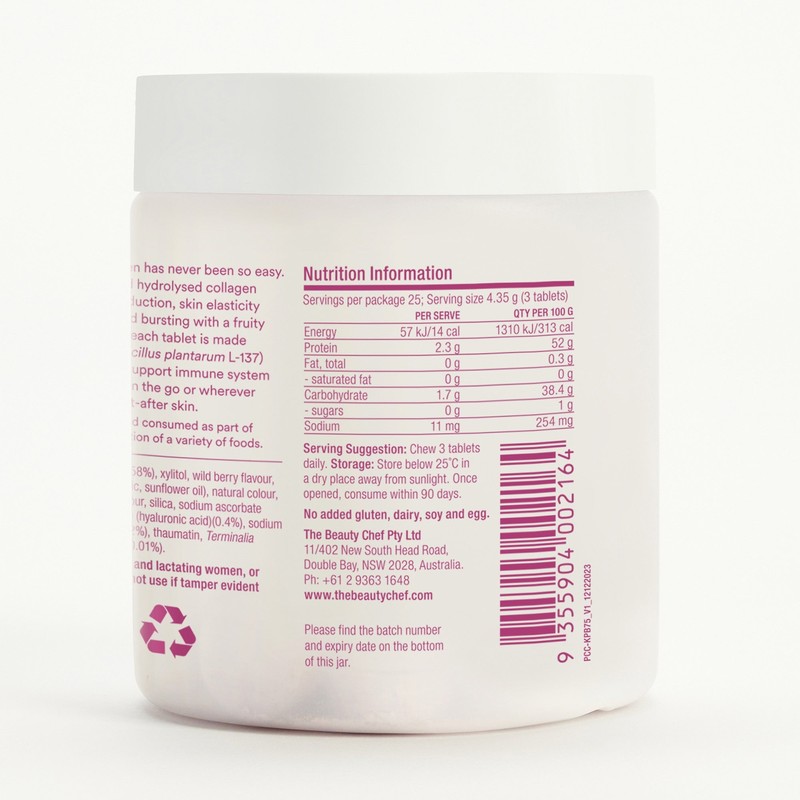 The Beauty Chef Collagen Plumpers Kakadu Plum and Berry Gummies