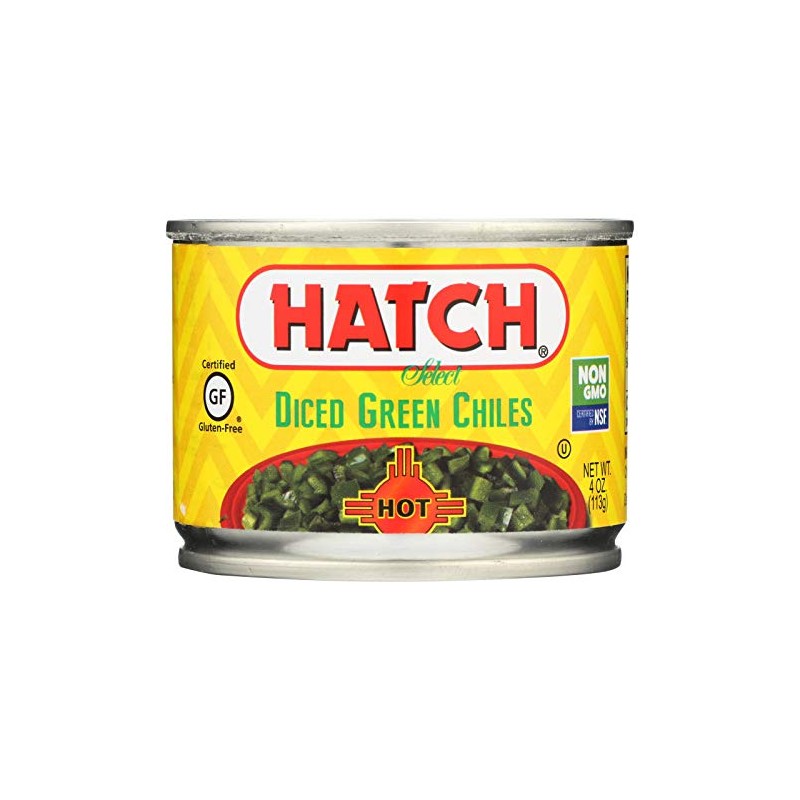 Hatch Chili Hatch Diced Hot green Chilies - Diced Green