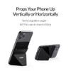 Moft X Universal/Portable Phone Stand w/Cards RFID Protection Holder Carbon