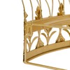 Creative Co-Op Decorative Metal Curtain or Canopy Crown, Gold Finish