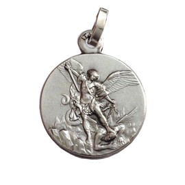 I G J 925 STERLING SILVER SAINT MICHAEL THE ARCHANGE MEDAL - THE PATRON SAINTS MEDALS (925 Sterling Silver)