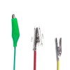 YFFSFDC 5 Colors 10pcs Breadboard Male Jumper Wire Alligator Clip