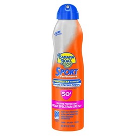 Banana Boat Ultra Mist Sport Performance Broad Spectrum Sun Care Spray, SPF 50, 6 Ounce