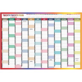 2024 Year Wall Planner A2 Uk Large Wall Calendar Yearly Planner Large Jan To Dec Full Year Planning Student Family Home School Office Work Study Chart Annual Poster