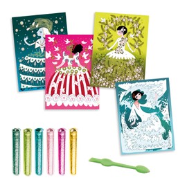 Djeco DJ09500 For Older Children-Glitter Boards, Mixed