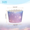 sourcing map 100Pcs Paper Baking Cups Small Greaseproof Disposable Bulk