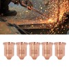 5 Pcs 220990 Nozzle Tip Brass Plasma Cutting Torch Nozzle