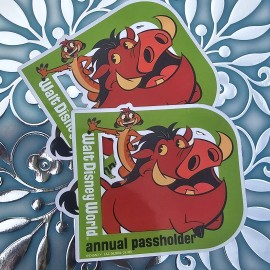 passholder Magnet  Timon And Pumba 2024,  Magnet And Sticker HOMEMADECOPY