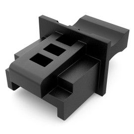 hb-digital 1 Piece RJ45 Dust Cover Caps LAN Network Sockets Protection Plugs Against Dust Dirt Blanking Plugs for Patch Panel Switch Router Network Socket Cover for Ethernet Connection - Black