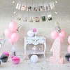 1st Birthday Photo Banner for Baby from Newborn to 12