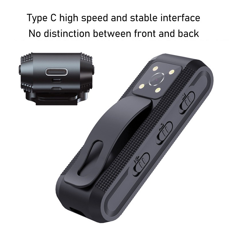 1080P HD Back Clip Camera Smart Anti Shake Motion Detection