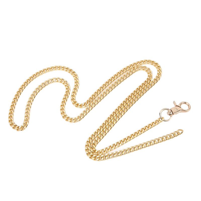 8pcs Aluminum Curb Chains 3.9 Feet Each DIY Handcraft Round