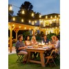 Svater 50FT Solar String Lights Outdoor with Remote, ST38 Patio