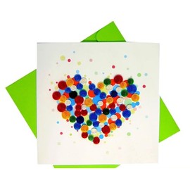 Special Greenhandshake Collection, Quilled Card, Quilling Card 3D - Unique Dedicated Handmade, Design Greeting Card for Birthday, Valentine's Day, Mothers Day, Spring, Fathers Day, Graduation,