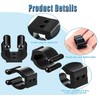 WADY Fishing Pole Rod Holder Clips - 20 Pieces Rubber