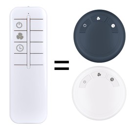 TCNOUMT New Replace Remote Control intended for Honeywell Quietset Stand Fan HSF600 Series HSF600BE HSF600B HSF600WE HSF600W HSF600WE4 HSF600WE1 HSF600BE2