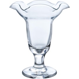 Toyo Sasaki Glass Parfait Glass, Approx. 4.4 x 5.4 inches (11.2 x 13.7 cm), Pull Ace Parlor, Made in Japan, Dishwasher Safe 35802