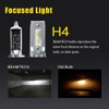 BEAMTECH H-4 Bulbs, S1 Series 900-3 Fanlsess 300% Brighter 6500K