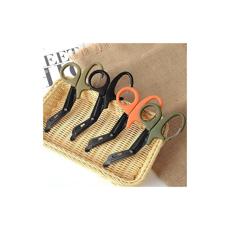 IMKRC Titanium Bandage Shears Scissors EMT and Trauma Shears, Bent