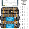 1609 PCS Machine Screws Assortment Kit, 304 Stainless Steel Nuts