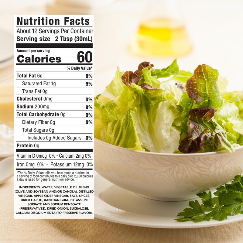 G Hughes Italian Vinaigrette Dressing, Italian Vinaigrette, 6 Count