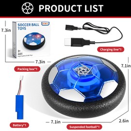 Bennol Hover Soccer Ball Toys Sets for 3 4 5 6 Year Old Boys Kids, Indoor Outdoor Outside Soccer Ball Toys for Kids Boys 3-5 4-8 6-8, 3 4 5 6 Year Old Boys Toys Birthday Gifts, Boys Toys Ages 3-5 4-6