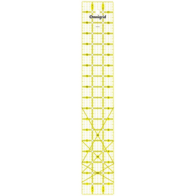 Omnigrid Regla de ángulos de 3 x 18 pulgadas