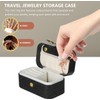 KALLORY Joyero De Viaje Mini Portátil Estuche Para Pendientes y