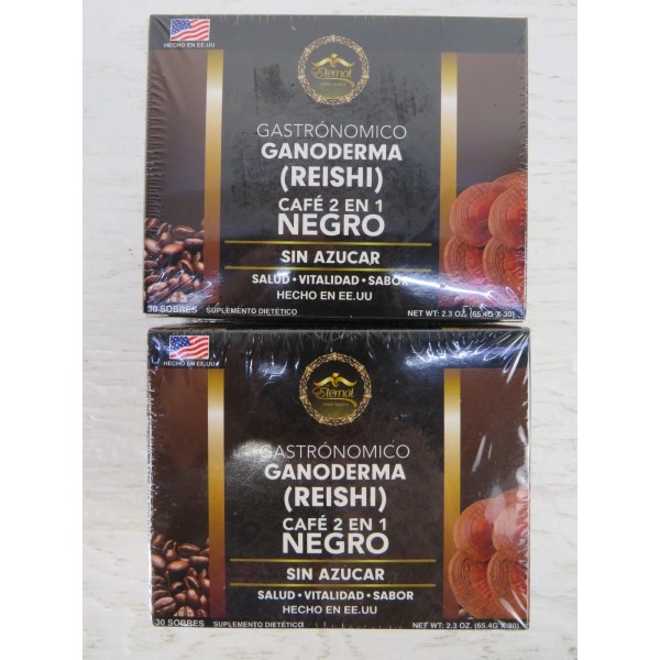 ETERNAL 2 PACK ETERNAL GOURMET GANODERMA REISHI BLACK 2 IN