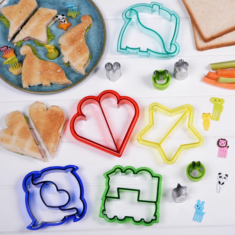 GET FRESH Sandwich Cutters for Kids – [20-pcs] Set with