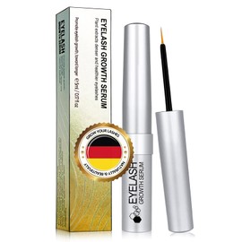 5ml Premium Wimpernserum & Augenbrauenserum, Eyelash Serum, für besseres Wachstum von Wimpern, Wimpern Booster für lange, das längere, vollere und dichtere Wimpern und Augenbrauen fördert