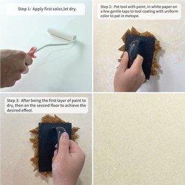 Hanroy Large Sponge Paint Roller for Painting Art Decorators Brush for Home Wall Painting(EG019-KD)