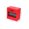 Operitacx Emergency Alarm Station Resetable Manual Call Point Fire Alarm