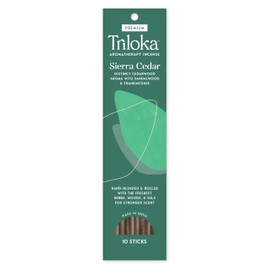 Triloka Premium Incense, Sierra Cedar, 10 CT