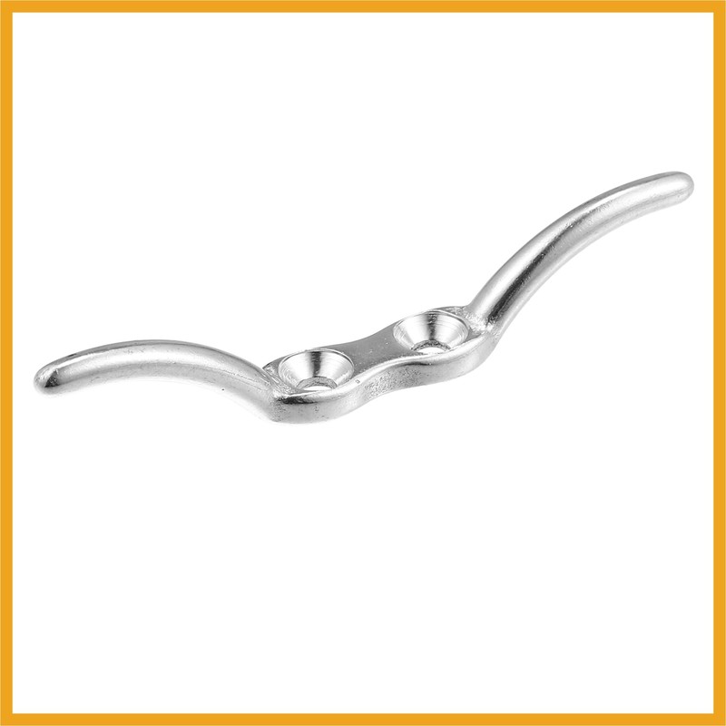 Partuto 10Pcs 2-1/2 Inch Stainless Steel Flagpole Cleat Hook Universal