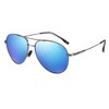 N nEW LIVES YJ001 Sunglasses, Polarized Sunglasses, Titanium Alloy Frame,