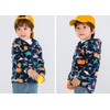 LeeXiang Toddler Boys Full Zip Dinosaur Hoodies Comfortable Sweatshirt (Blue