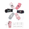 Kids Gloves Toddler Winter Snow Knit Touch Screen Girl Cold