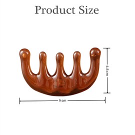 2 Pcs Meridian Massage Comb Portable Guasha Scalp Comb Comfortable Handheld Gua Sha Scraping Massage for Head Caring Relaxation Physical Therapy Acupoint Treatment