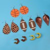 9 Pairs Drop Dangle Earrings Set Hoop Earrings C-shaped resin