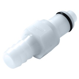 Colder PLC22005 Acetal Tube Fitting, Insert, Straight Thru, In-Line, 1/4" Insert x 5/16"Barb