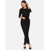 Bellivalini BLV50-212 Women's One-Piece Jumpsuit with Tie Belt Leisure Suit,