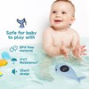 Baby Bath Thermometer with LED Light Temperature Warning Function, Bath
