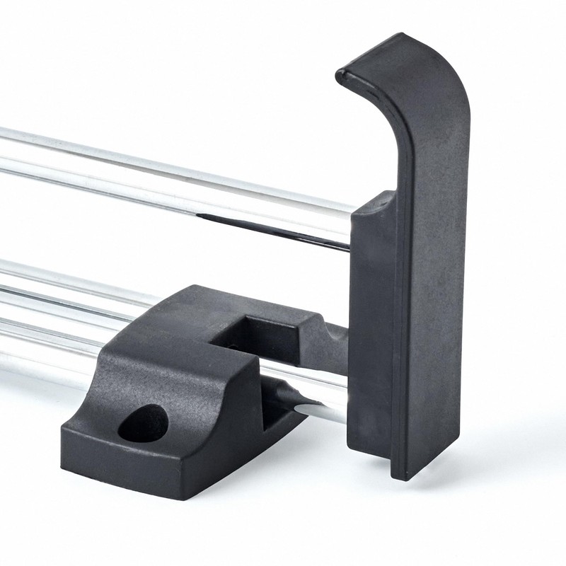 ALUSFERA Extendable Clothes Rail - Clothes Hanger Holder Extendable Metal